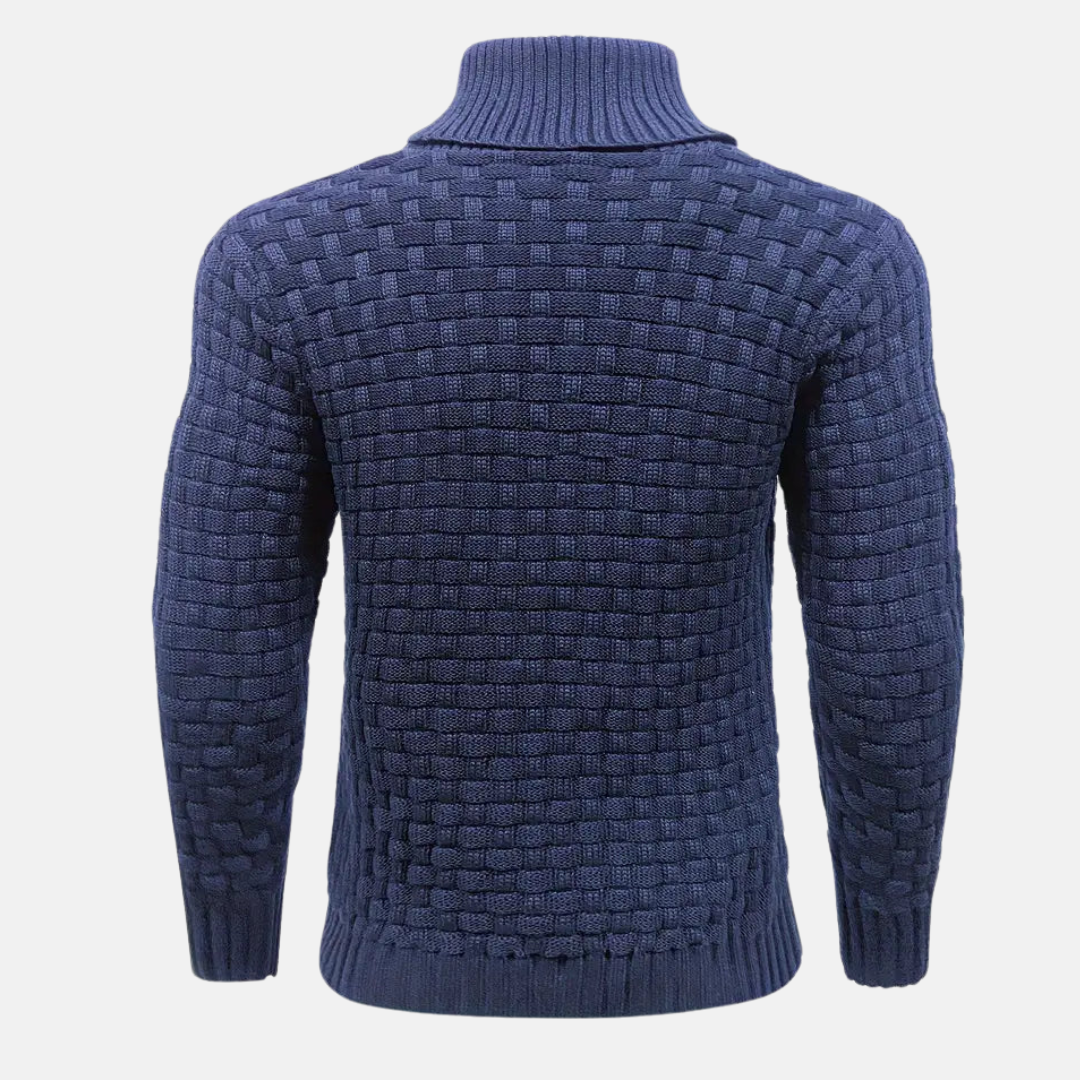 Herren Klassischer Strickpullover Mit Modernem Design