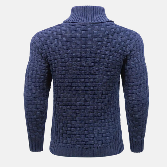 Herren Klassischer Strickpullover Mit Modernem Design