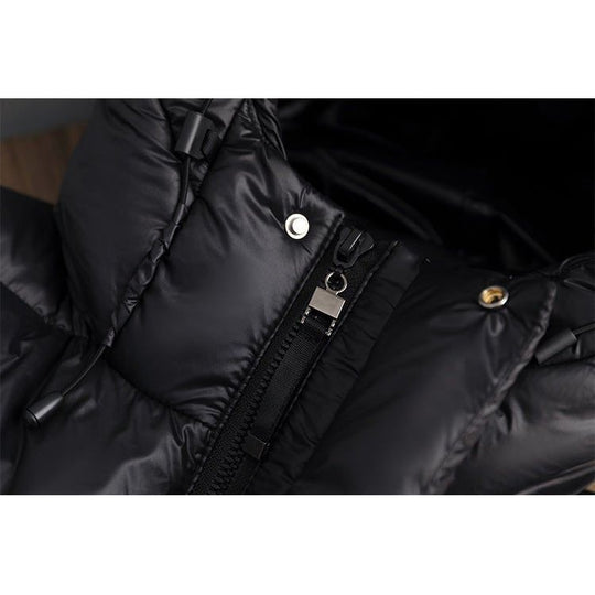 Damen Daunen Winterjacke Mit Klassischem Design
