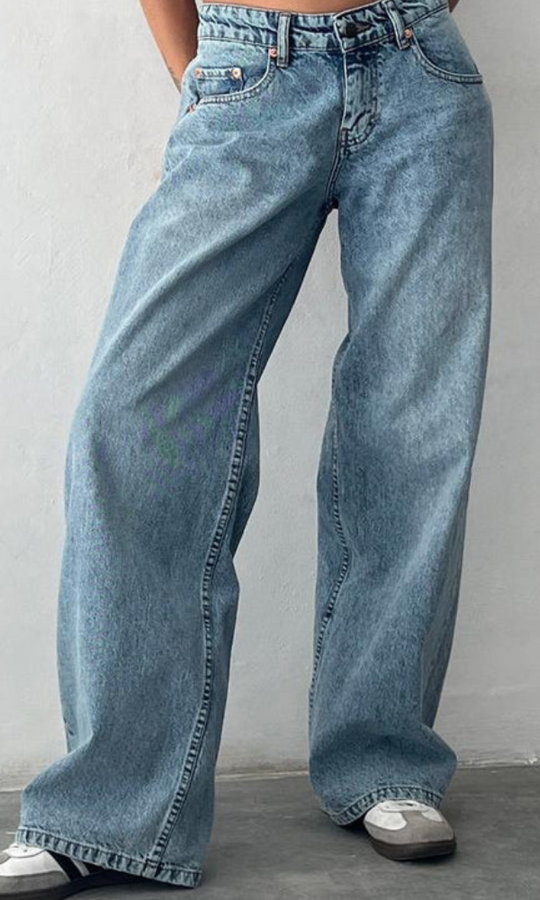 Damen Stretch Jeans Mit Niedriger Taille
