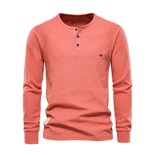 Herren Sommer Langarmhemd