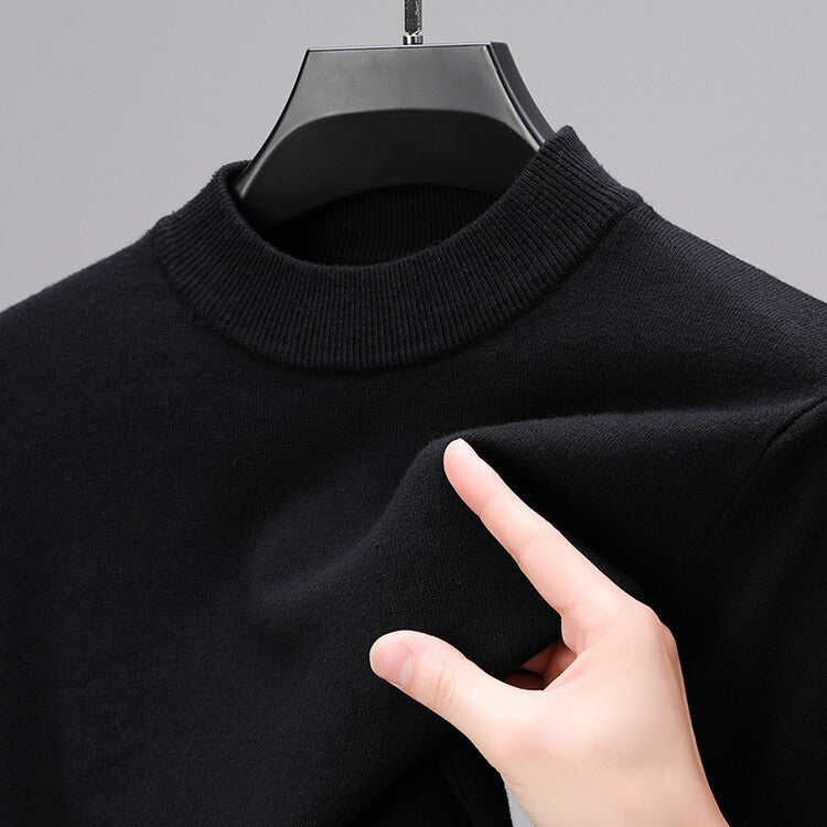 Herren Pullover Mit Elegantem Saum Und Klassischem Schnitt