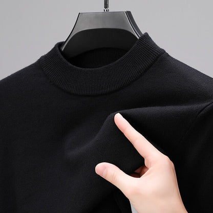 Herren Pullover Mit Elegantem Saum Und Klassischem Schnitt
