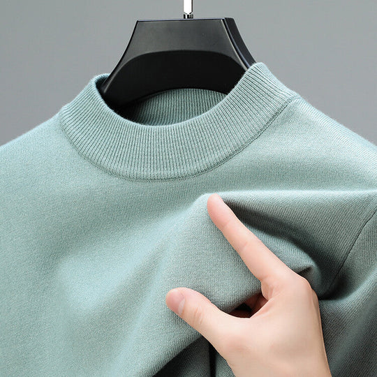 Herren Pullover Mit Elegantem Saum Und Klassischem Schnitt