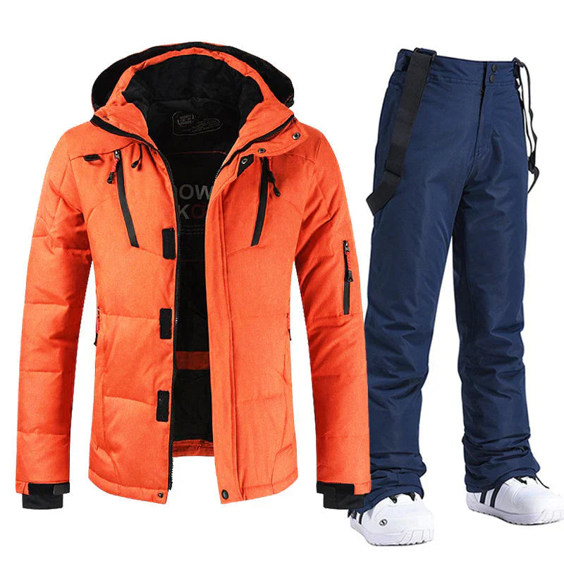 Herren Ski Set Mit Jacke Und Bundhose Wasser- Und Windabweisend
