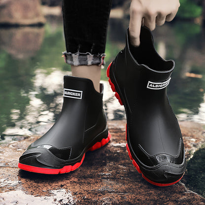 Herren Regenstiefel Mit Rutschfester Sohle