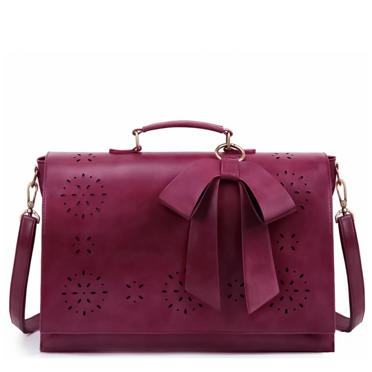 Elegante Schleifen Handtasche mit Blumendetail für Damen