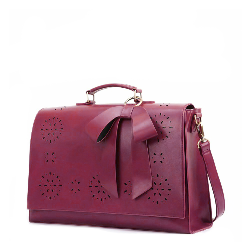 Elegante Schleifen Handtasche mit Blumendetail für Damen