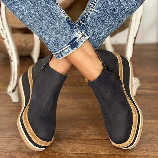 Damen Stiefel Mit Absatz Und Elegantem Design