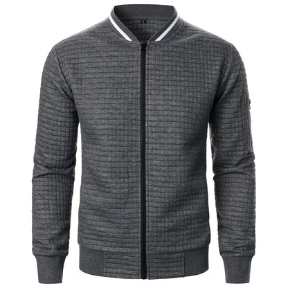 Herren Strickjacke Mit Reißverschluss Und Minimalistischem Design