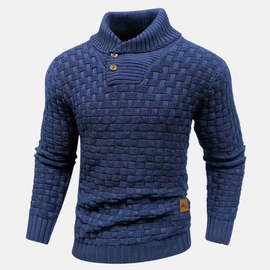 Herren Klassischer Strickpullover Mit Modernem Design