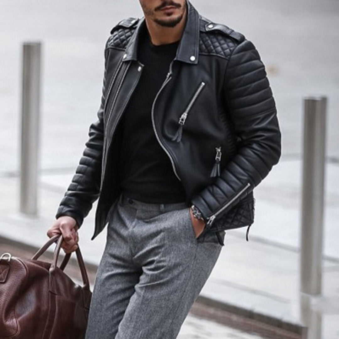 Herren Übergangsjacke Im Klassischen Stil