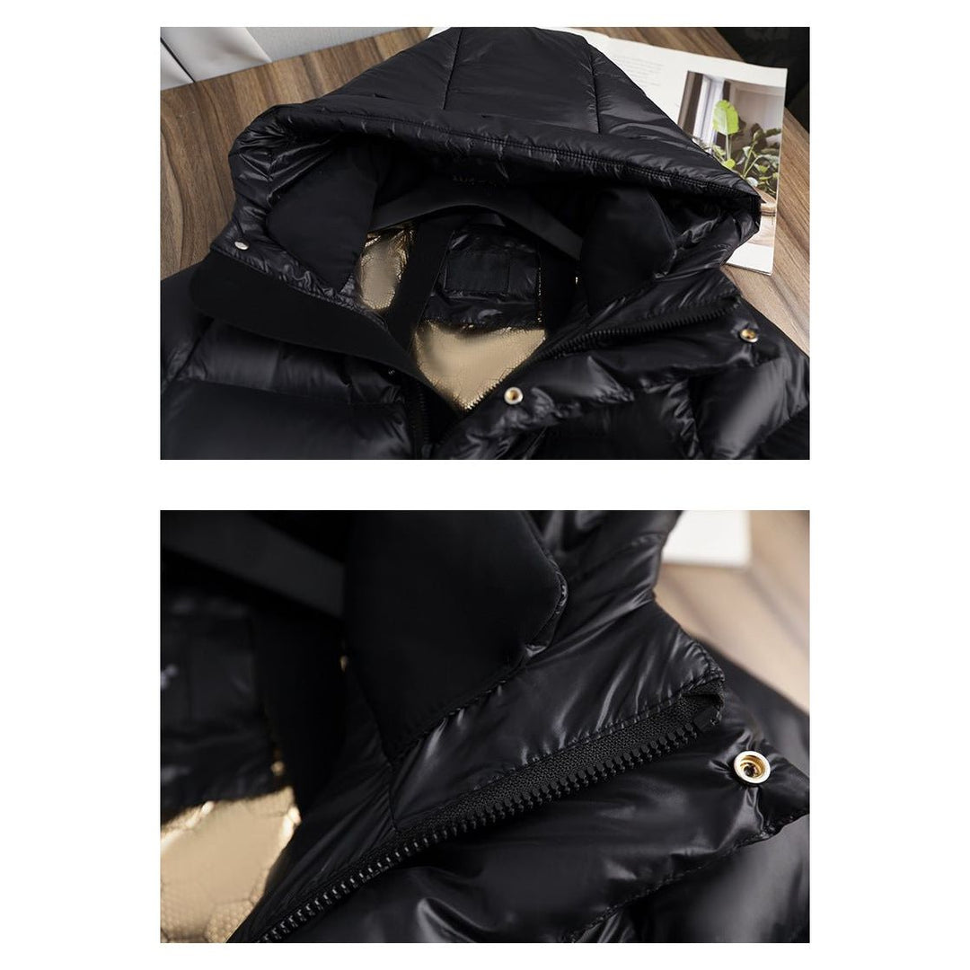 Damen Daunen Winterjacke Mit Klassischem Design