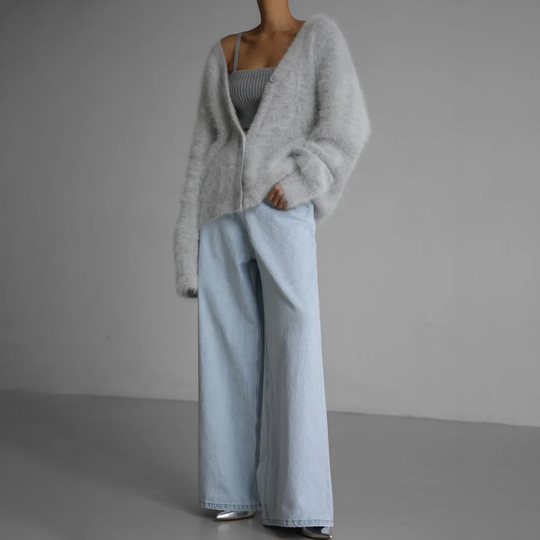 Damen Herbst Winter Pullover Mit Lockerem Schnitt