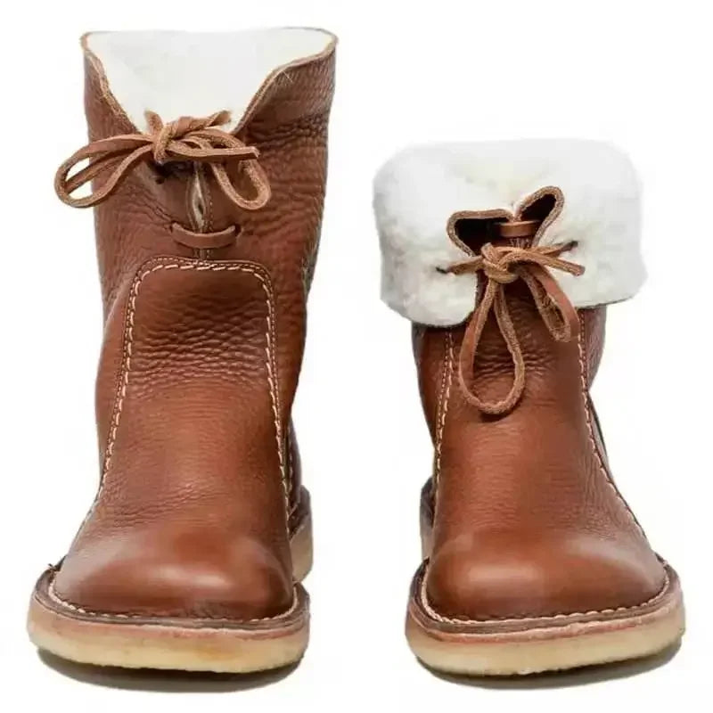 Damen Stiefel Mit Warmem Innenfutter