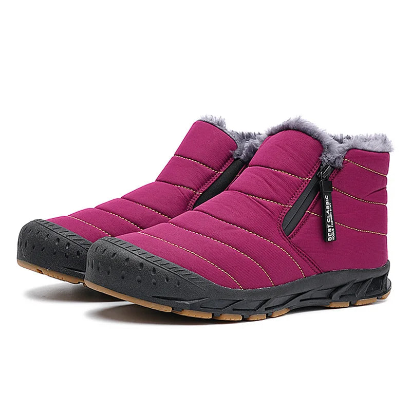 Unisex Winterstiefel Wasserdicht Mit Isoliertem Design