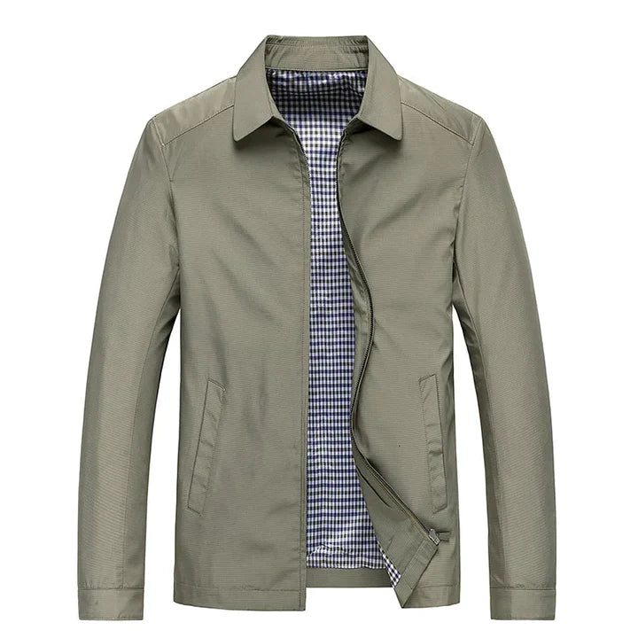 Herren Übergangsjacke Mit Stehkragen Für Frühling