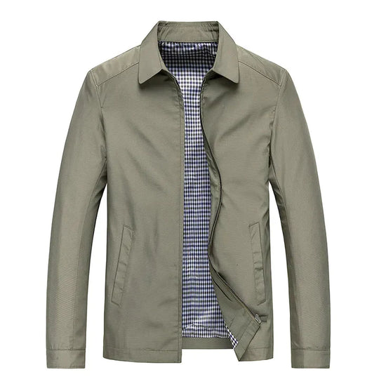 Herren Übergangsjacke Mit Stehkragen Für Frühling