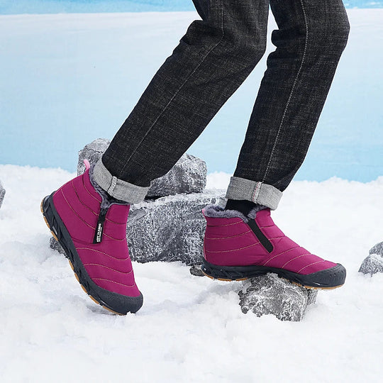 Unisex Winterstiefel Wasserdicht Mit Isoliertem Design