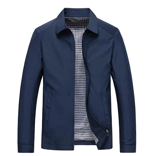 Herren Übergangsjacke Mit Stehkragen Für Frühling