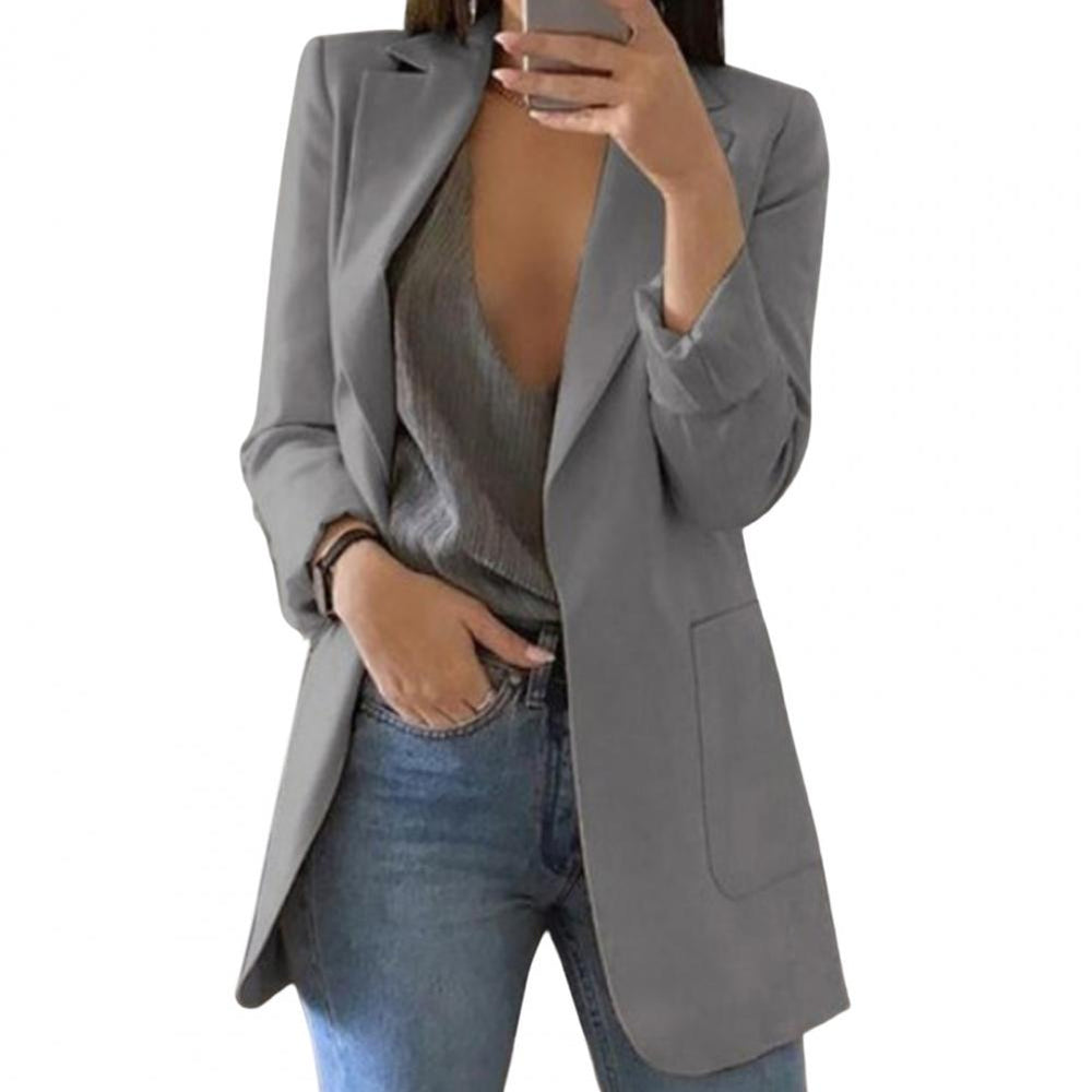 Damen Blazer Formell Für Arbeit