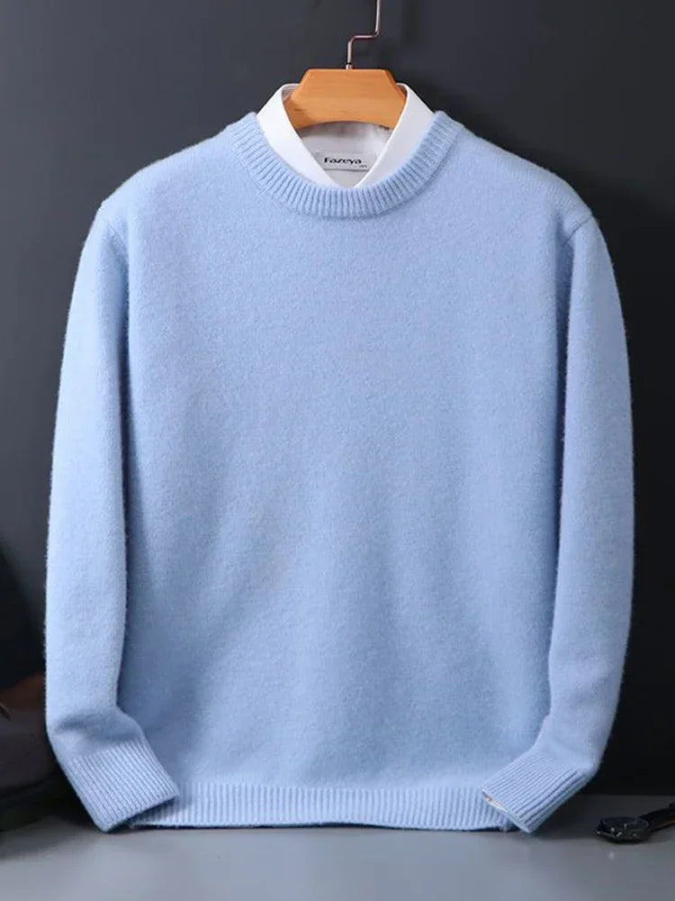 Herren Kaschmirpullover Mit Klassischem Design
