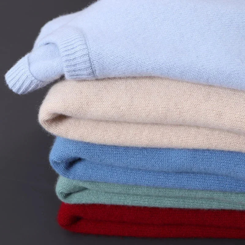Herren Kaschmirpullover Mit Klassischem Design