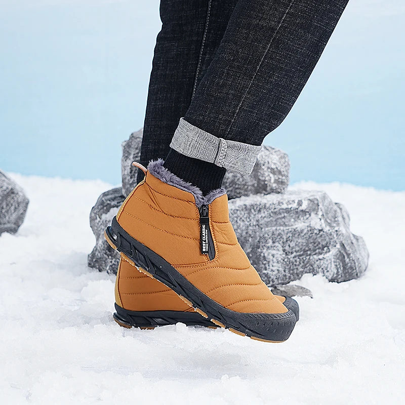 Unisex Winterstiefel Wasserdicht Mit Isoliertem Design
