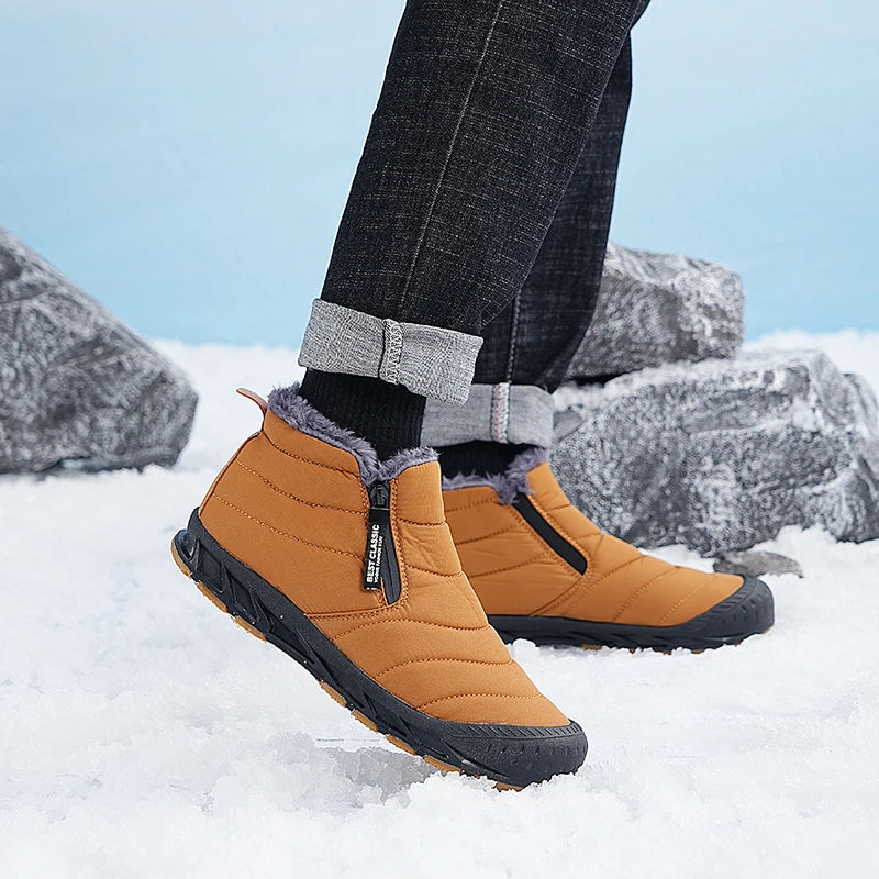 Unisex Winterstiefel Wasserdicht Mit Isoliertem Design