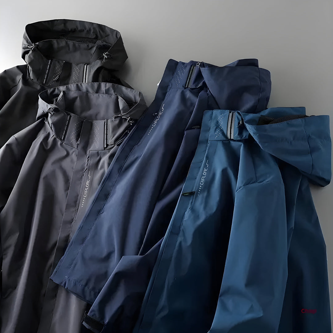 Herren Windbreaker Mit Wetterfestem Design