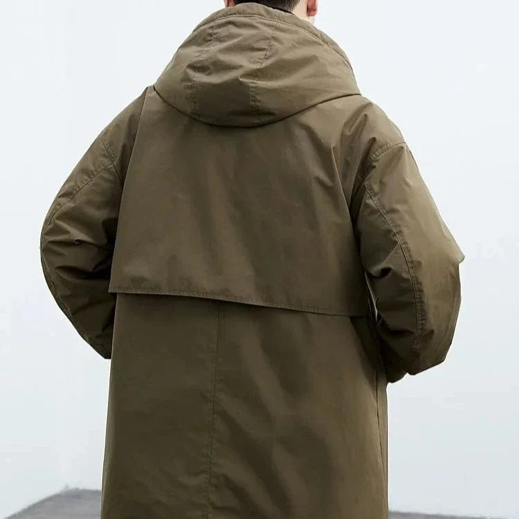 Herren Trenchcoat Mit Modernem Design