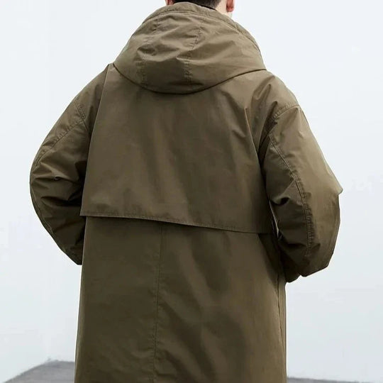 Herren Trenchcoat Mit Modernem Design