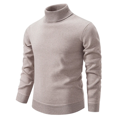 Herren Rollkragenpullover Aus Jungwolle