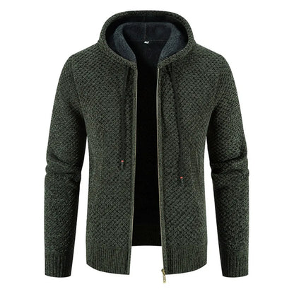 Herren Strickjacke Mit Futter Für Wintertage