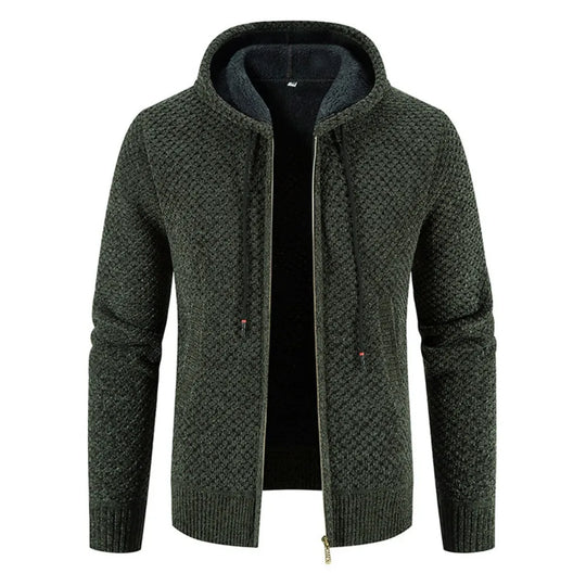 Herren Strickjacke Mit Futter Für Wintertage