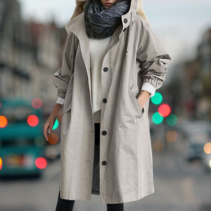 Wasserdichter Warmer Trenchcoat für Damen