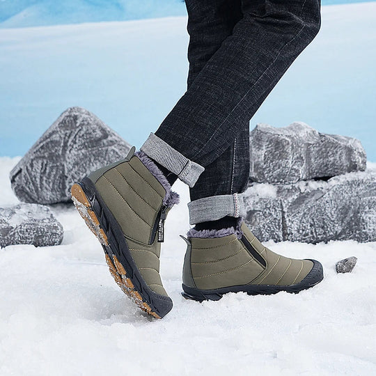 Unisex Winterstiefel Wasserdicht Mit Isoliertem Design