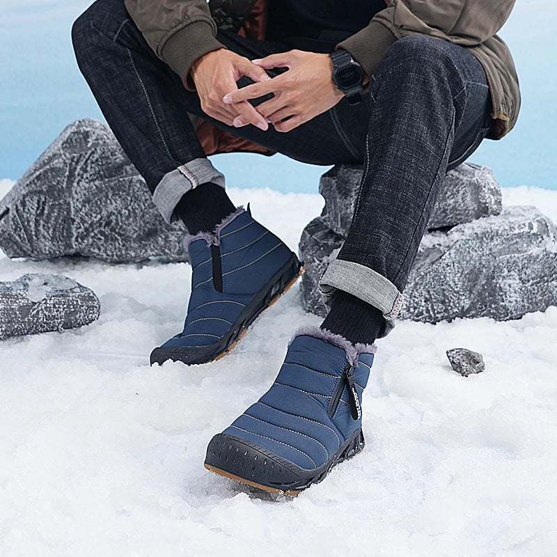 Unisex Winterstiefel Wasserdicht Mit Isoliertem Design