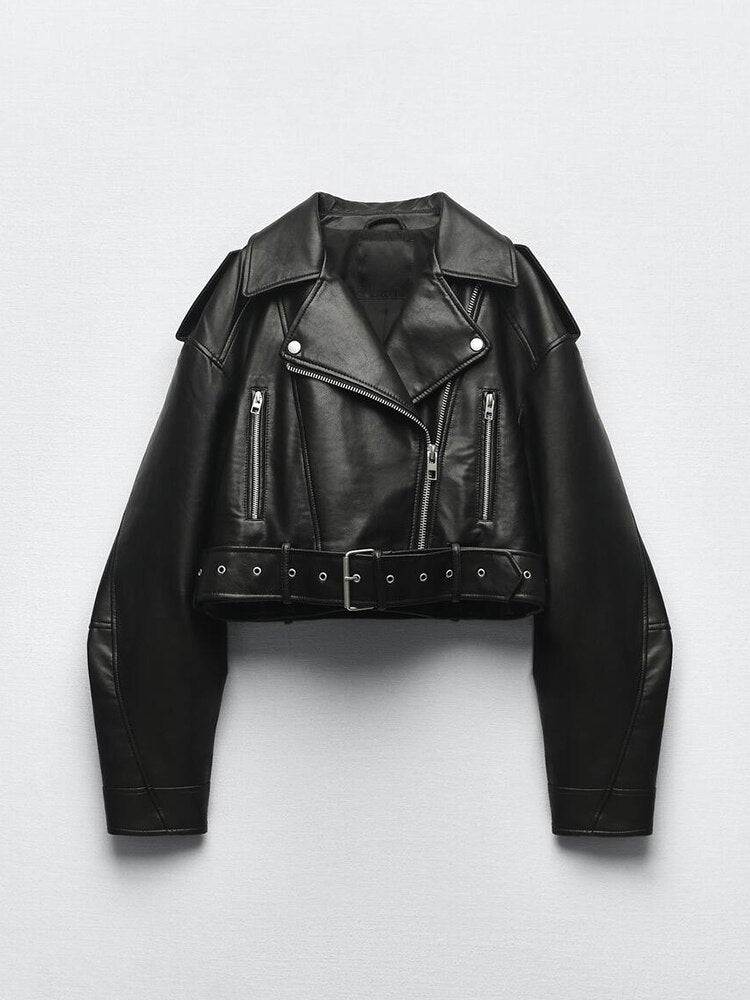 Damen Lederjacke Kurz | Ramoneske Für Alltag & Übergang