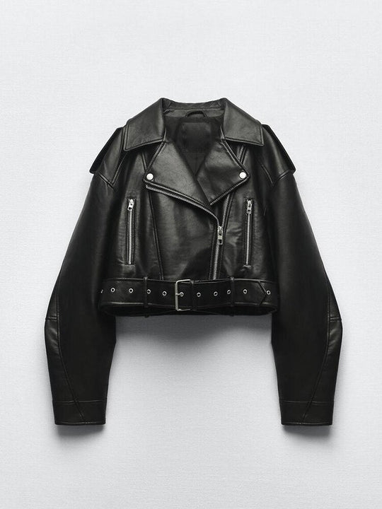Damen Lederjacke Kurz | Ramoneske Für Alltag & Übergang