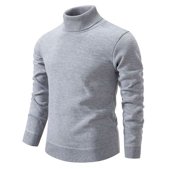 Herren Rollkragenpullover Aus Jungwolle