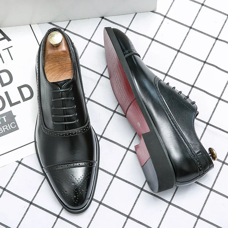 Herren Oxford Brogue Schuhe Für Hochzeit Und Feste
