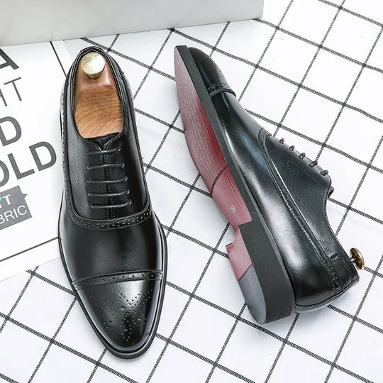 Herren Oxford Brogue Schuhe Für Hochzeit Und Feste