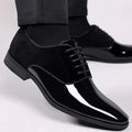 Herren Oxford Schuhe Mit Kontrastfinish Und Schnürdesign