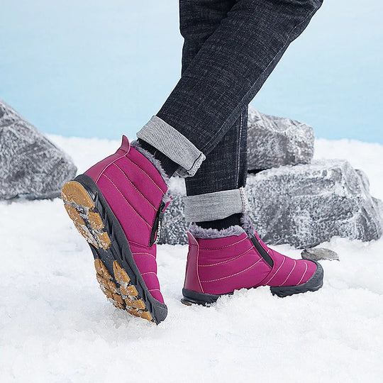 Unisex Winterstiefel Wasserdicht Mit Isoliertem Design