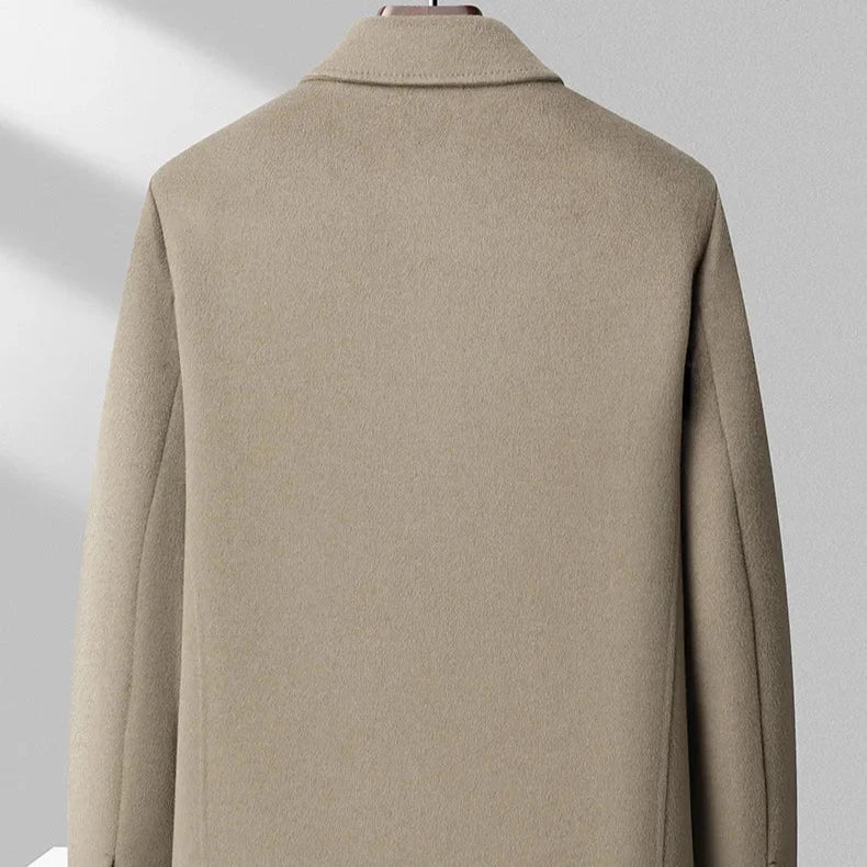 Herren Wolljacke Mit Klassischem Schnitt