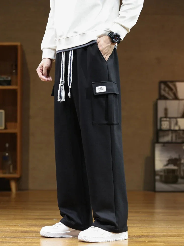 Herren Cargo Sweatpants Mit Praktischen Taschen