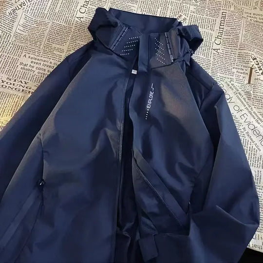 Herren Windbreaker Mit Wetterfestem Design