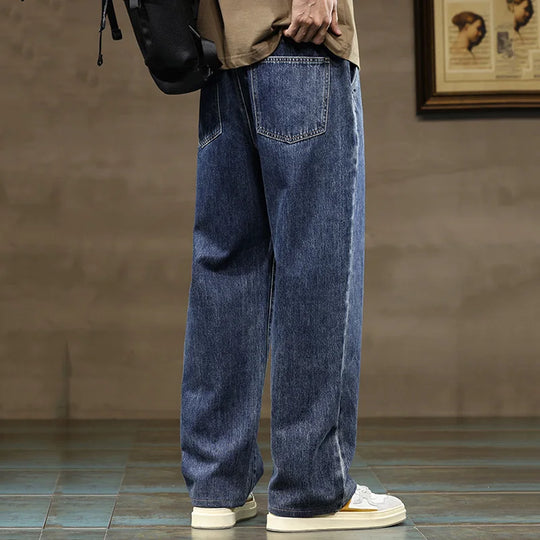 Herren Jeans Mit Kordelzug Und Lockerem Schnitt