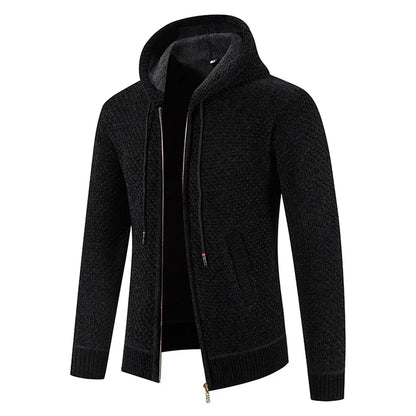 Herren Strickjacke Mit Futter Für Wintertage